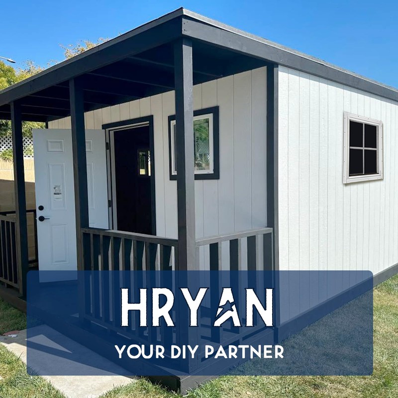 Hryan 12"x18" Shed Window for Chicken Coop, Playhouse and Mobihome,