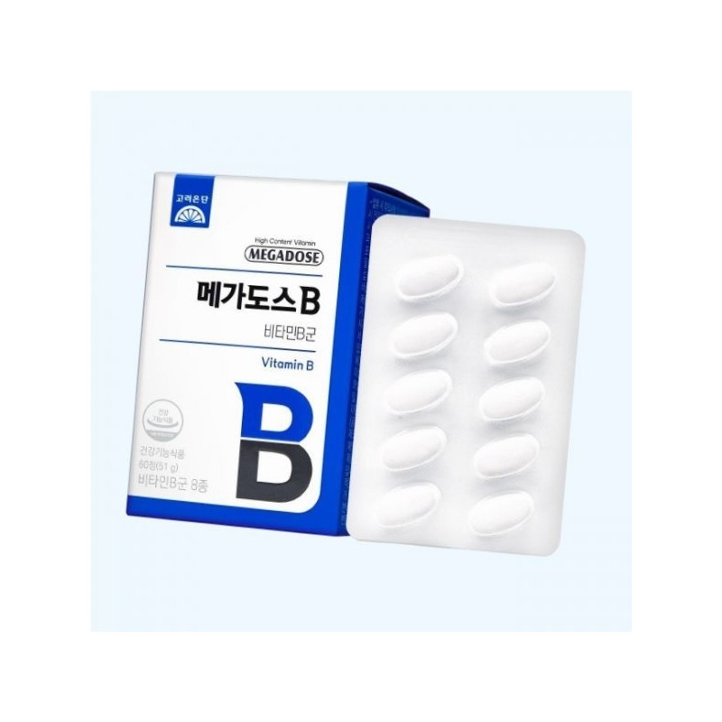 Goryeo Eundan Korea Eundan Megadose B Vitamin B Complex 60