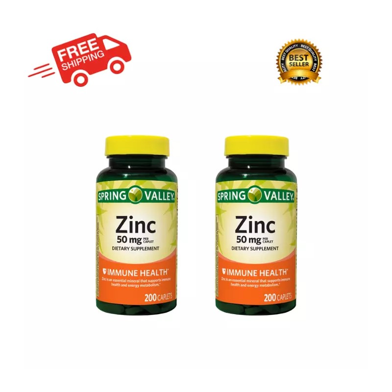 Spring Valley (2 PACK) Spring Valley Zinc Immune Health Dietary