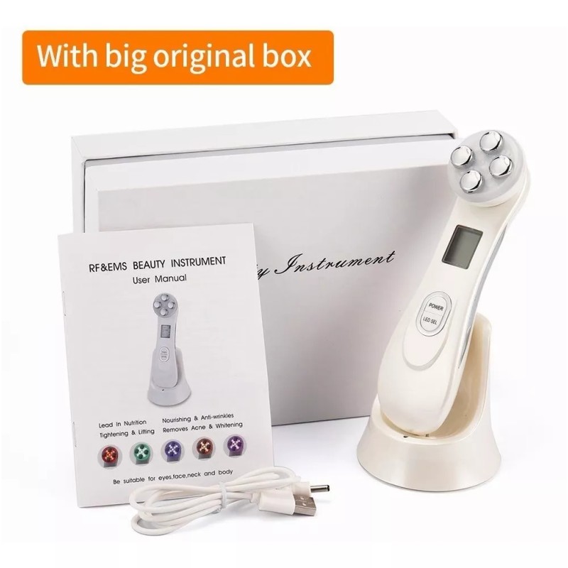ForeverLily Máquina De Belleza Ems Reafirmante Facial Fotón Led Arrugas
