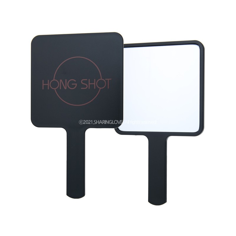 1 x Hongshot Beauty Mirror (Black) / 홍샷 뷰티 거울