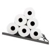 Floating Shelf Toilet Paper Holder Modern Wall Mount Organizer for