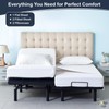 Cottington Lane Split Queen Sheets Sets for Adjustable Bed, Premium