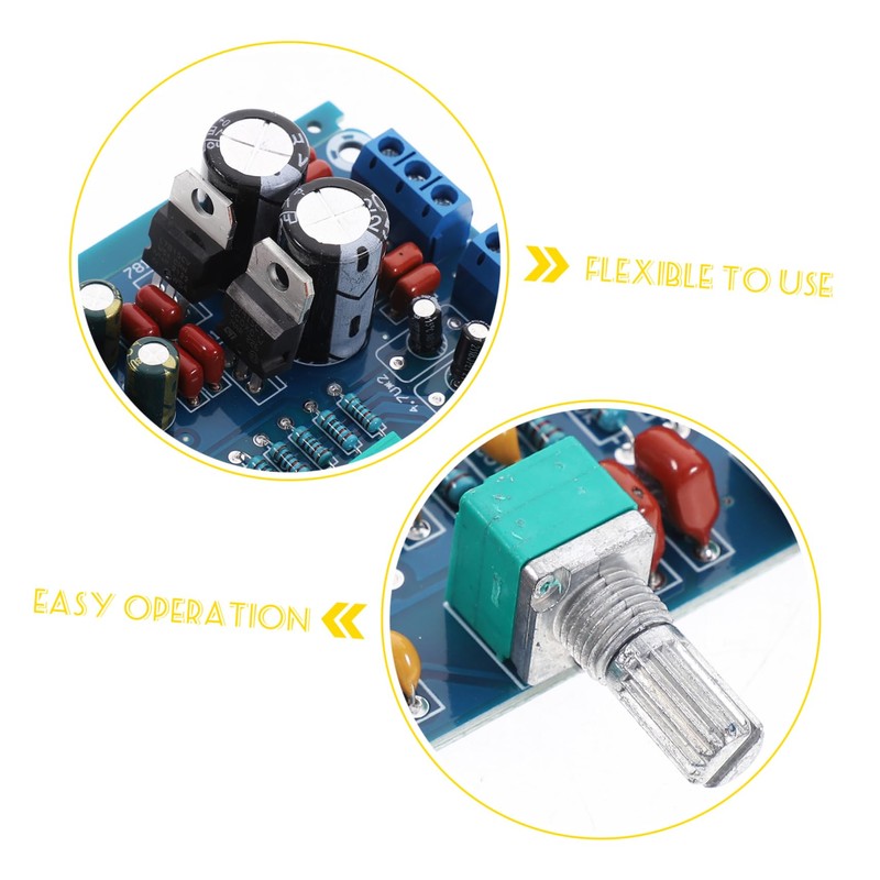 CAXUSD Amplifier Board Audio Component Bass Amp Mini Amplifier for