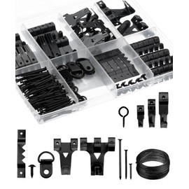 Mr. Pen- Picture Hanging Kit, 220pc, Black, Picture Hangers, Nails for Hanging Pictures, Wall Hangers, Picture Hanging, Picture Hanging Hooks, Frame Hanging Hardware, Picture Hooks, Wall Hanging Kit