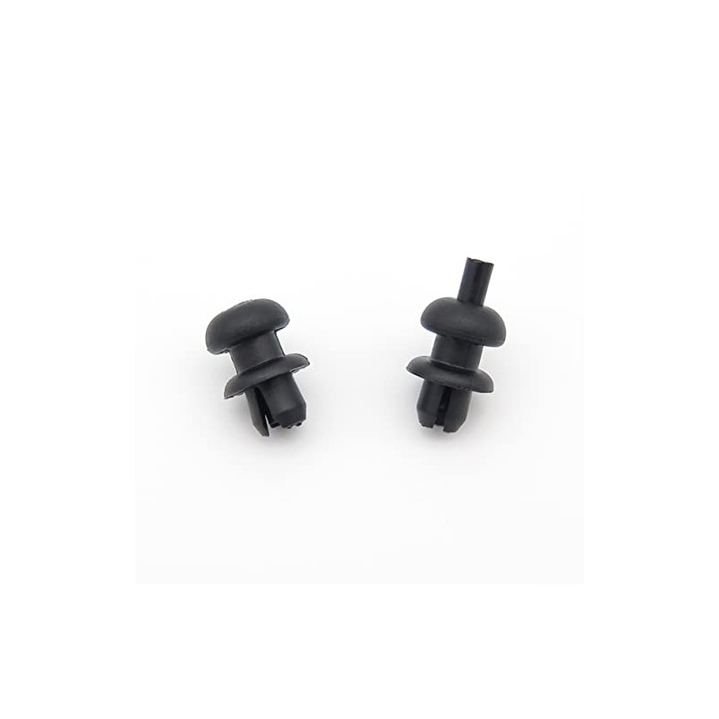 VVO Fasteners Plastic Parcel Shelf Hanger Clip, Black (Pack of