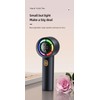 Portable Handheld Fan with LED Display, Digital Power Indicator, USB