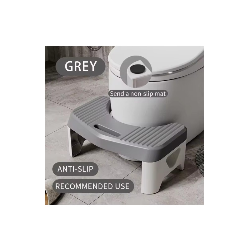 Toilet Footstool for Bathroom Comfort – Non-Slip Squatting Aid Stool