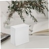 Tofficu White Memo Cube Refill Blank Paper Note Pad Non-Sticky