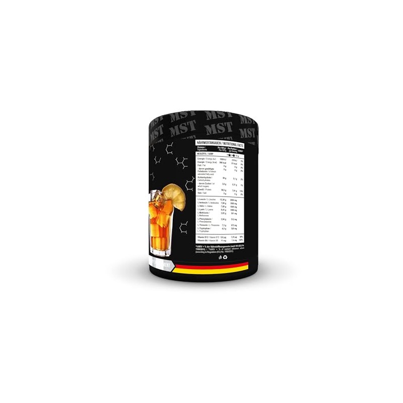 MST EAA and BCAA high dose amino acids, 520 g