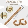 Qianyu 2 Pack Braided Curtain Tiebacks Rustic Drapes Holdbacks Handmade
