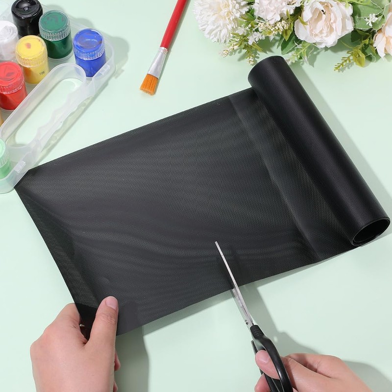 GORGECRAFT 1M x 20cm Black Fursuit Eye Mesh Sheet PVC