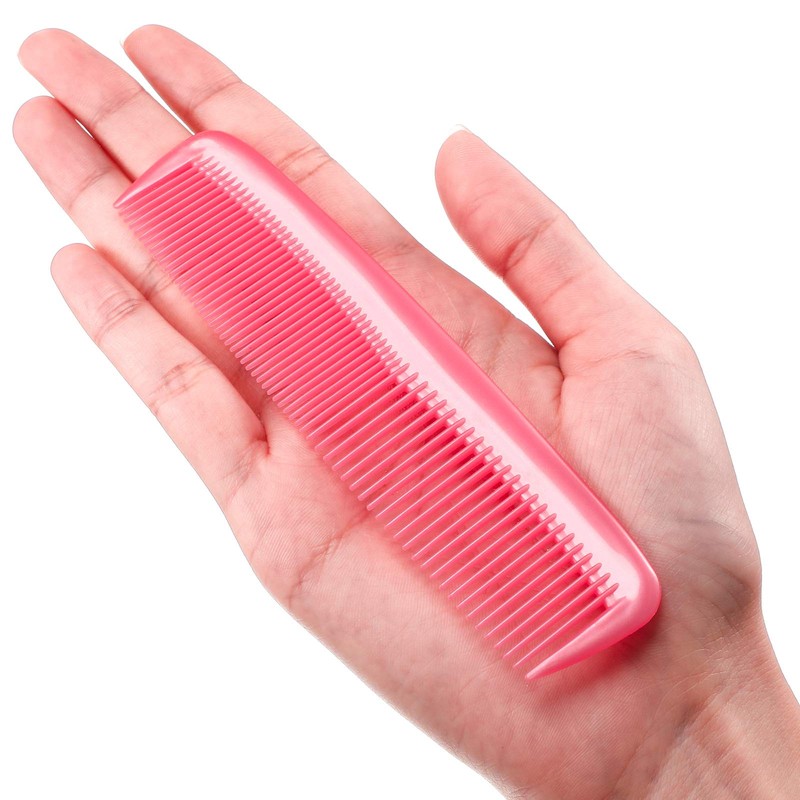 Leinuosen 12 Pieces Hair Combs Set Pocket Plastic Fine Tooth