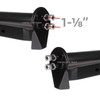 CHDT66 Black Angled Spring Loaded Mud Flap Hangers for Sem