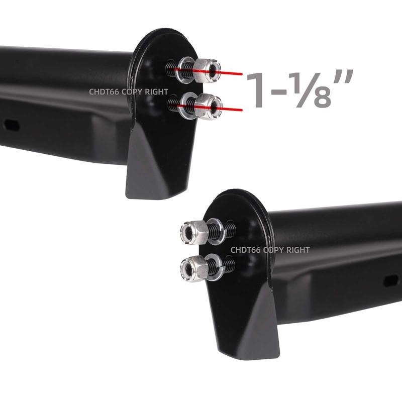 CHDT66 Black Angled Spring Loaded Mud Flap Hangers for Sem