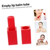 Ipetboom 5pc Lip Balm Tubes Magnetic Empty Lipstick Containers High-grade