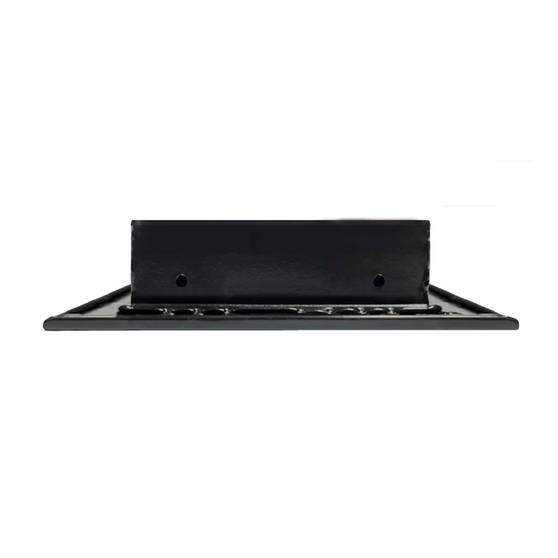 BUILDMART - 10x6 Modern AC Vent Cover - Decorative Black