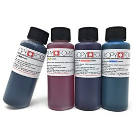 KOPYFORM Edible Ink Refills 4x100ml (Cyan, Magenta, Yellow, Black) for Canon Printers (KOL110)