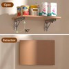 16 Inch Folding Brackets, 6 Packs Fold Down Shelf Brackets