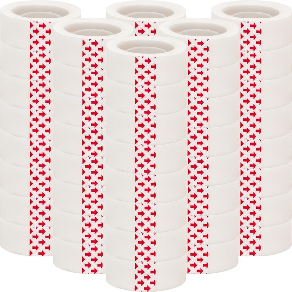 Beieverluck 48 Rolls Invisible Tape Refill 3/4 Inch X 1000