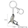 BAMAY Anime Whale Keyring Acrylic Wallet Car Key Chain Shark