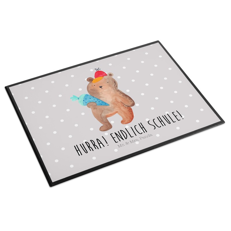 Mr. & Mrs. Panda Desk Mat Bear School Cone -