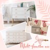 MorningRo 6 Pcs Pink Bow Knobs for Dresser,Pink Bow Drawer