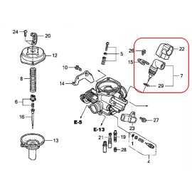 Aftermarket Auto Bystarter Cap Holder Set For Honda Metropolitan CHF50 Ruckus NPS50