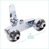 GROOMER ESSENTIALS Lever Faucet for Grooming Tubs with 6" Center
