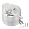 Radiator Coolant Expansion Water Tank Aluminium Alloy Polished Replacement for