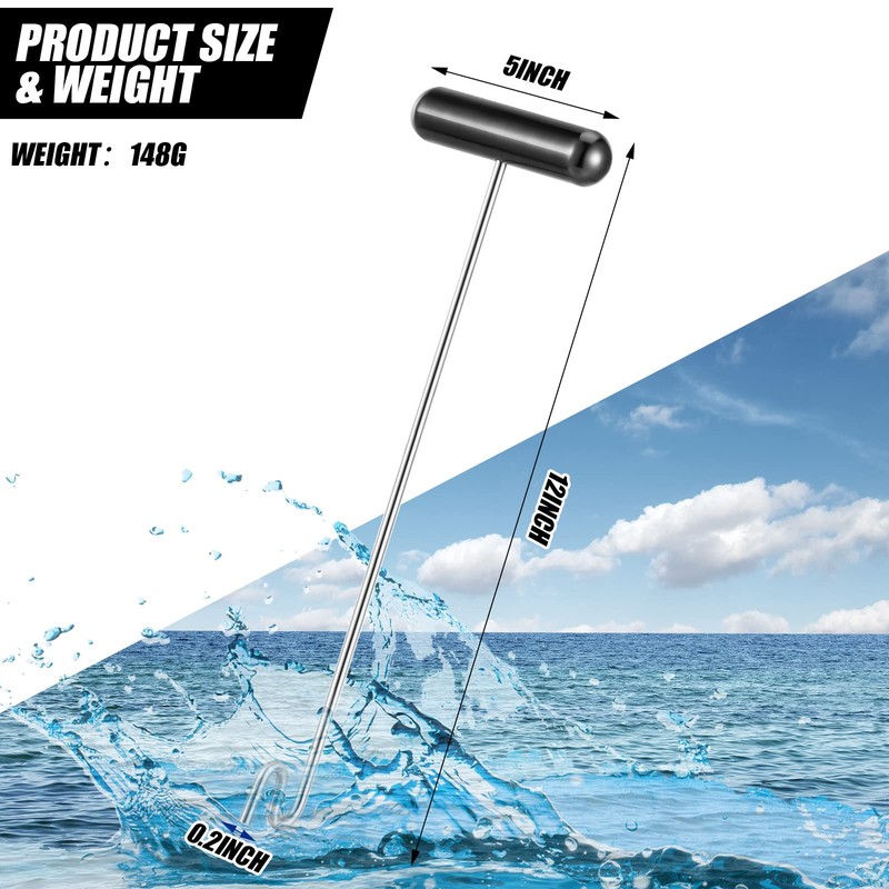 Fish Hook Remover Tools Summer Fishing Hook Saltwater Dehooker Aluminum