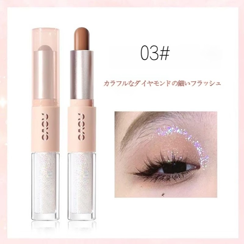 NOVO Galaxy Diamond Smart Double Head Eyeshadow Pencil Contour Pen