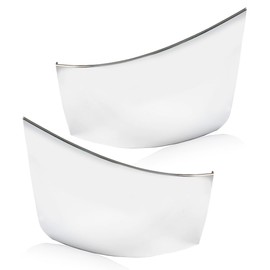 GRAND ORANGE Bumper Chrome Trims Set Compatible with Volvo VNL 300 430 630 670 730 780 2004-2015 Driver & Passenger Side Truck Corner Side Bumper Trim