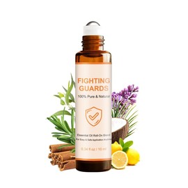 Essential Oils Roll On - Natural Organic Rosemary, Cinnamon, Lemon, Eucalyptus, Clove, Coconut Body Oil, Vitamin E for Aromatherapy Skin Care So Soft, Massage Soothe&Relaxing, Men, Women-Couple Gifts