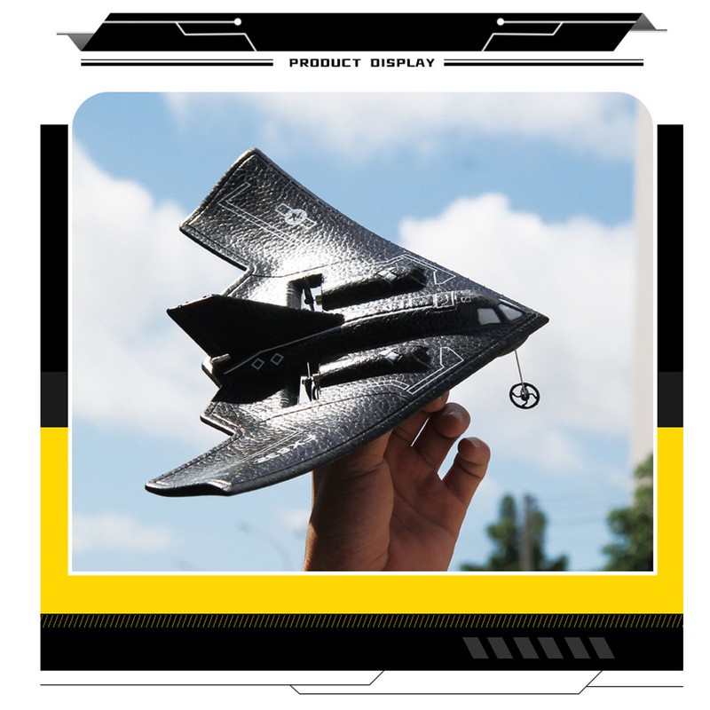 Remote Control Airplane Toy 2 Channel Foam Aircraft Model Rechargeable