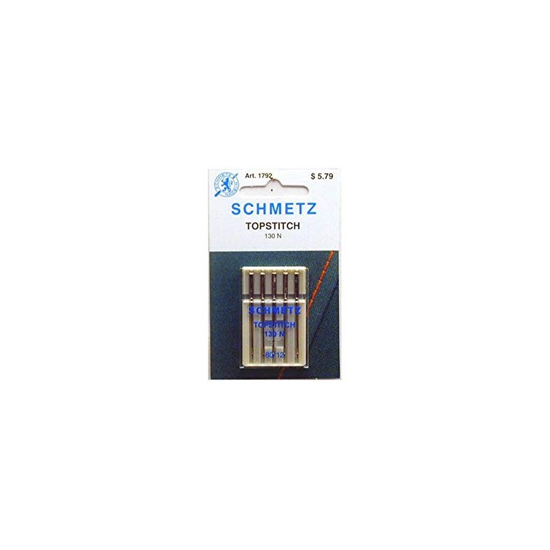 Euro-Notions Topstitch Machine Needles-Size 12/80 5/Pkg