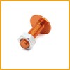 Partuto 25pcs M6 Orange Aluminum Alloy Head Motorcycle Bolts Screws
