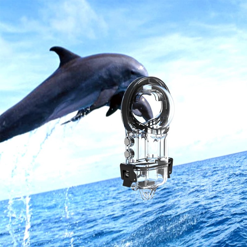 UKATOF Insta360 X3 Waterproof Case, 700% Submersible Dive Bug Protection