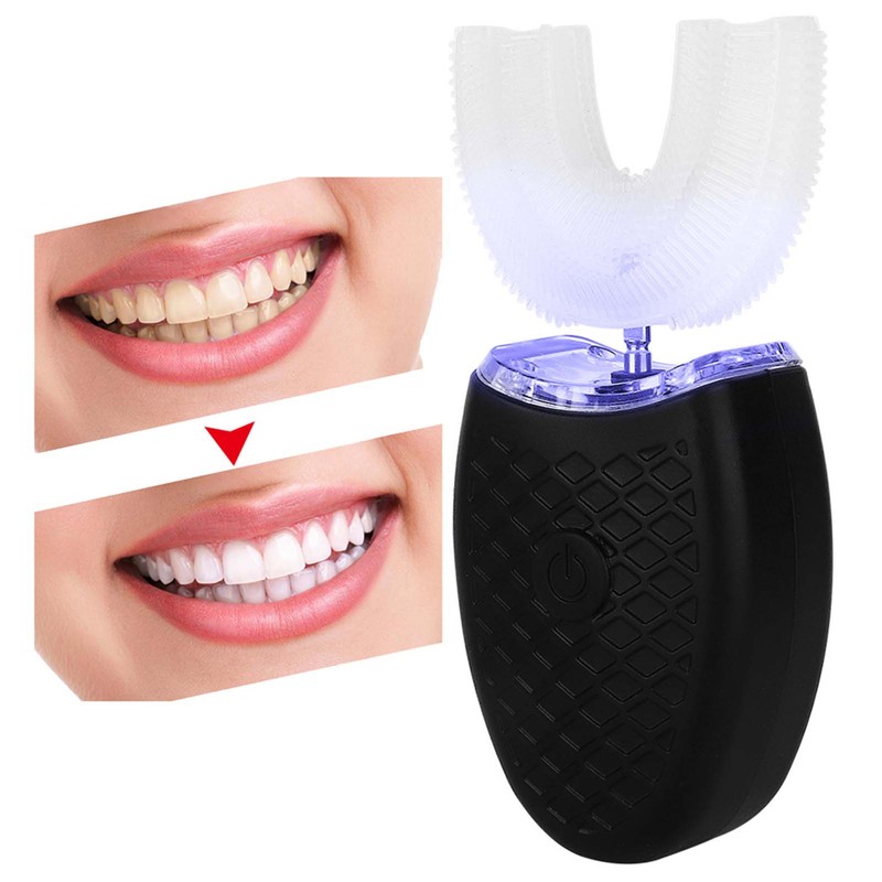 U shaped Adult Electric Sonic Toothbrush Automatic Cleaning Toothbrush Oral