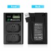 Powerextra NP-FZ100 Battery / LCD Charger For Sony ILCE 9