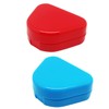 TAORANJU 2 Pcs Retainer Cases Denture Box Orthodontic Dental Retainer