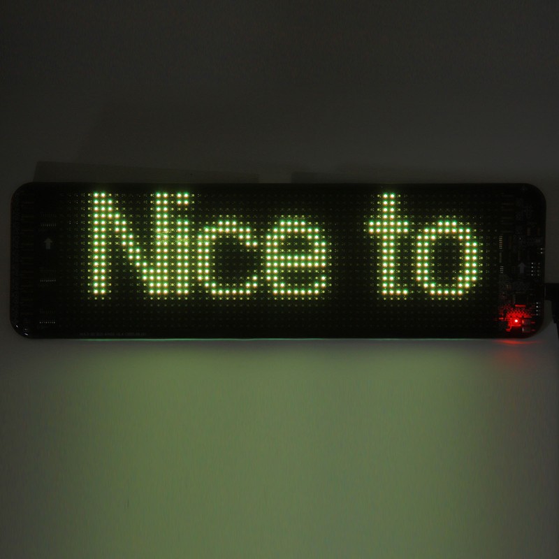 LED Car Sign Flexible Bluetooth App Control Programmable Scrolling Panel