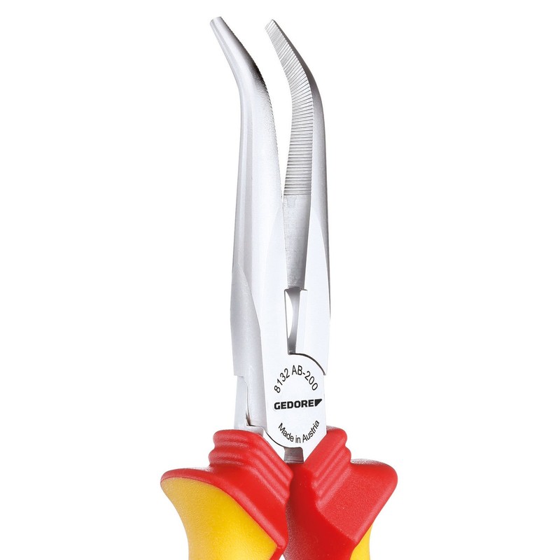 GEDORE VDE Snipe Nose Pliers VDE 8132 AB - 200
