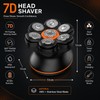 7D Electric Head Shaver for Bald Men – Waterproof Floating