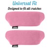 Universal Crutch Underarm Pad Covers - Luxurious Soft Fleece with