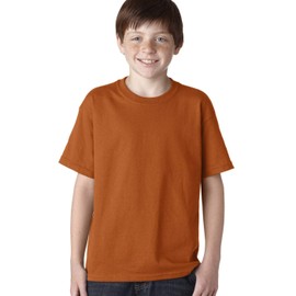 Gildan G500B Youth Heavy Cotton T-Shirt - Texas Orange - XS