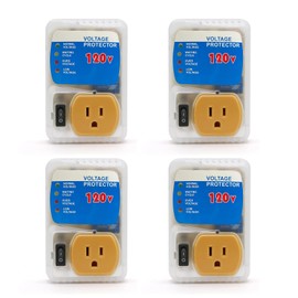 [ETL Listed] BSEED Electronic Surge Protector for Home Appliance,Voltage Protector Suit for Refrigerators and Freezers, Voltage Brownout Outlet 120V 15A,1800Watts(4 Pack)