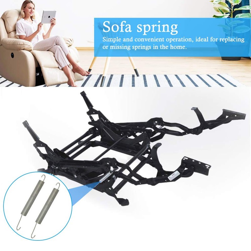 TANCUDER 2 Pcs Recliner Replacement Springs Dual Hook Mechanism Tension