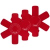 Le Creuset Set of 3 Felt Cookware Protectors - Cerise