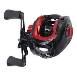 Metal Baitcaster Reel, Long Cast Spool, 7.2:1 Gear Ratio, Anti Explosion Line Function, Exquisite Design (Left Hand)